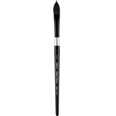 Silver Brush Black Velvet Squirrel, Oval Wash Brush (SLV3009S12)