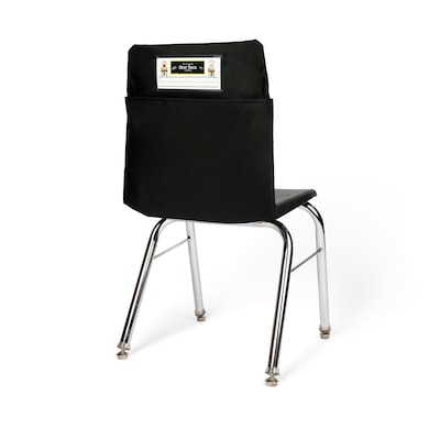 Seat Sack Seat Storage, 16" x 9" x 2.5", Black, 10/Pack (30114BUNDLE)