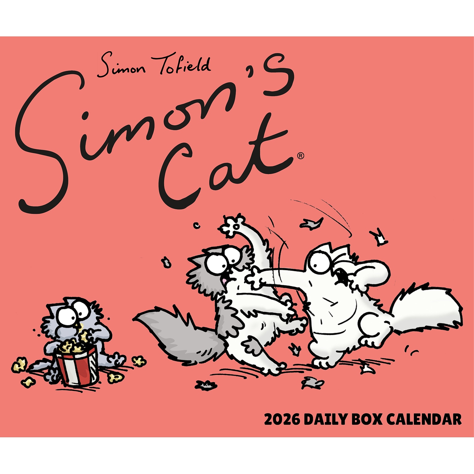 2026 Willow Creek Simons Cat 6.2 x 5.4 Day-to-Day Calendar (54413)