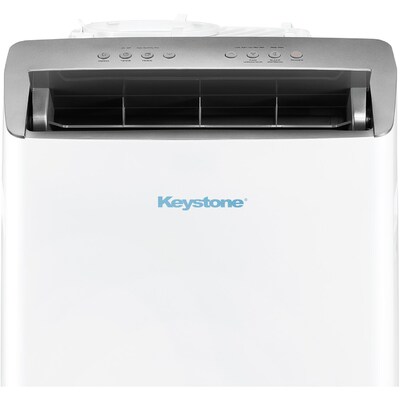 Keystone 115-Volt 14,000 BTU ASHRAE (12,000 BTU DOE) Portable Air Conditioner with Remote, White (KSTAP12PINV)