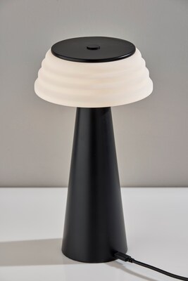 Adesso Jacky LED Table Lamp, Black (3112-01)