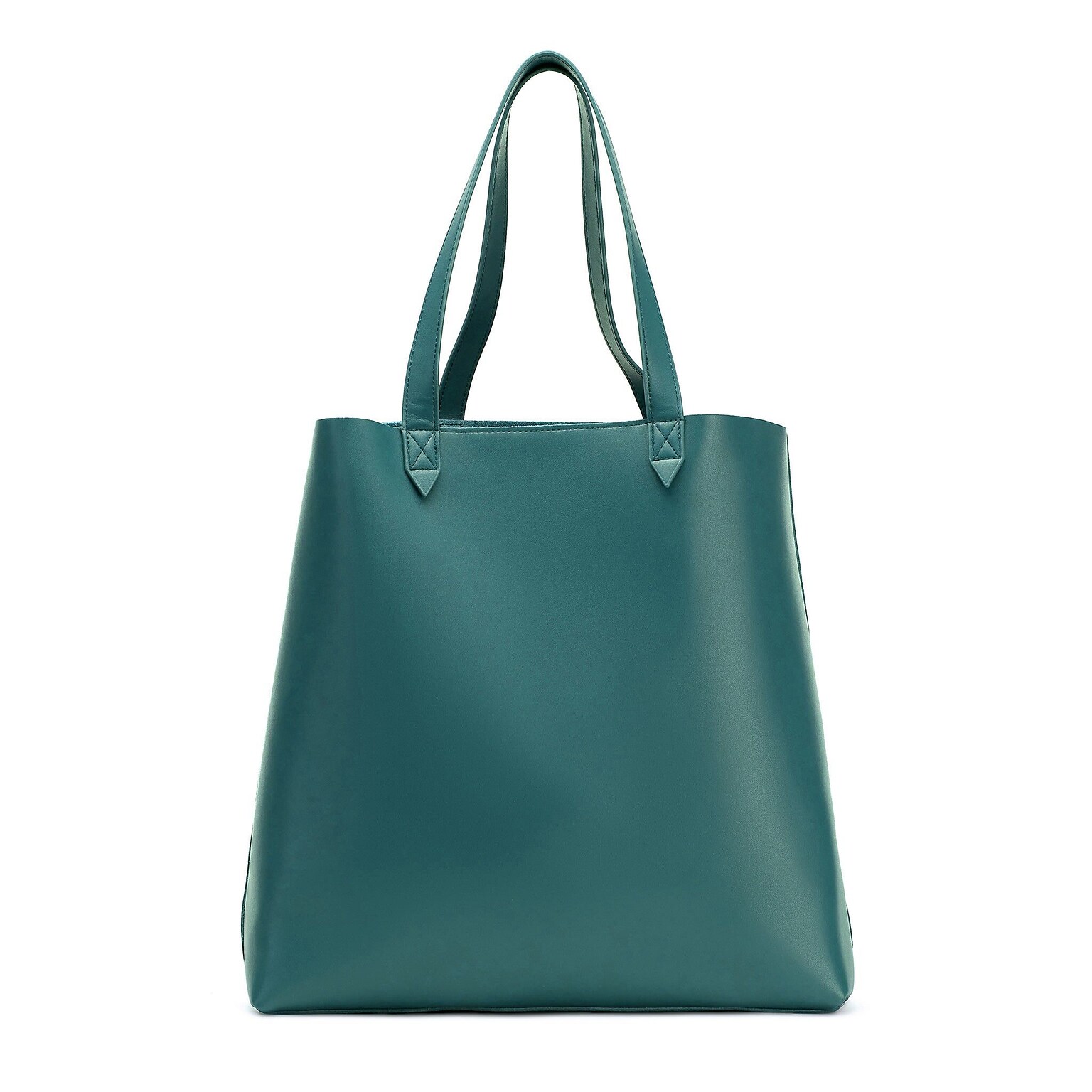 Francine Collections Made Easy Leather 15.6 Laptop Tote, Green (FCTGRMADE)