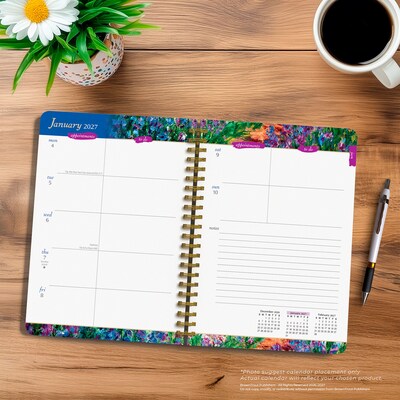 2027 BrownTrout Claude Monet 6.5" x 7.8" Calendar Year Weekly Standard Planner, Multicolor (9798330709335)