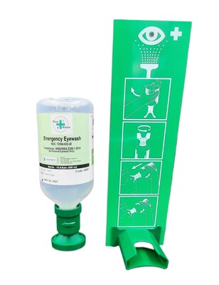 Plus Rinse Single Open-Mount Eyewash Station (45118)