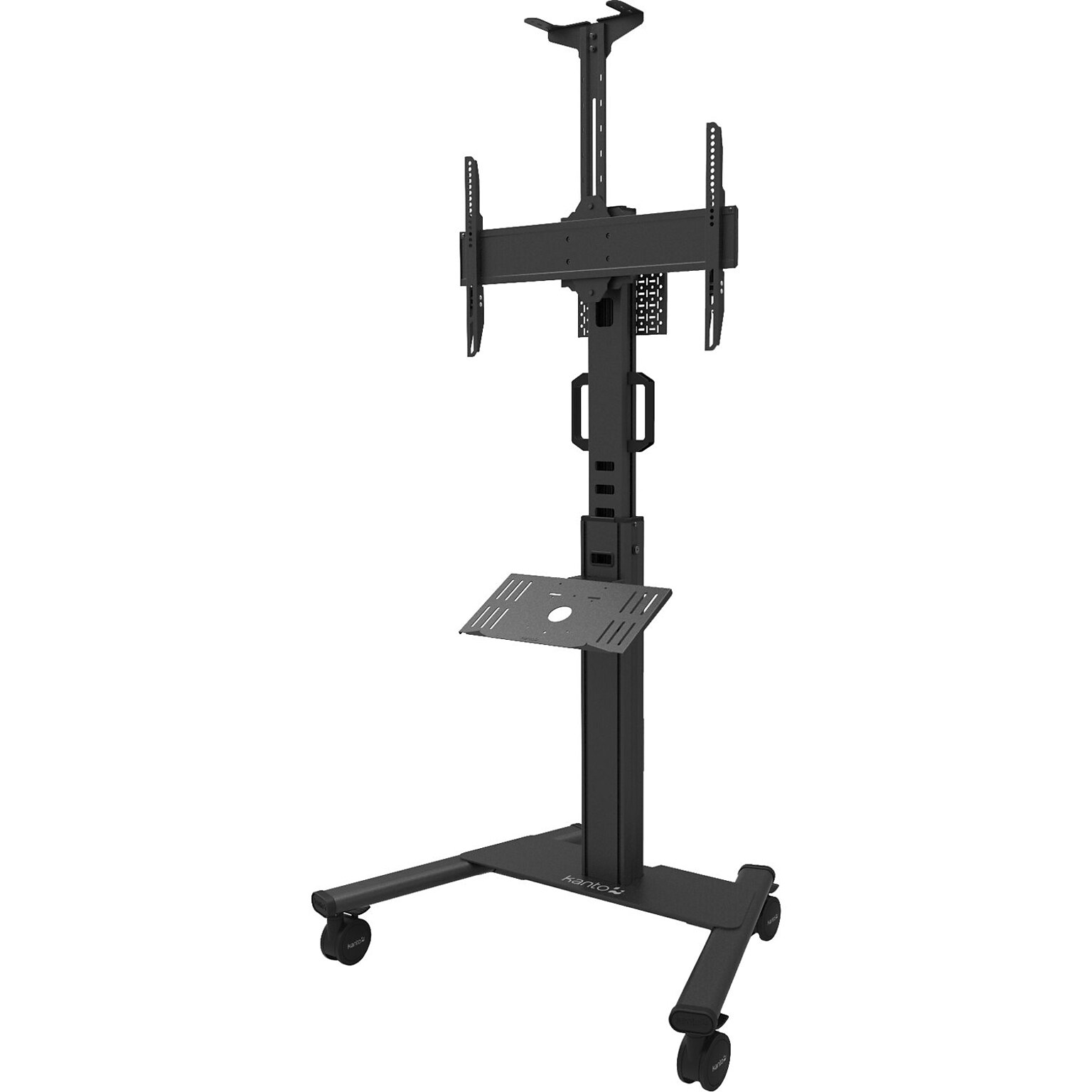 Kanto MPC77 Adjustable Cart, Up to 80 Monitor, Black (MPC77)