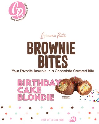 Birthday Cake Blondie Brownie Bites
