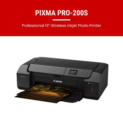 Canon Pixma Pro-200S Wireless Inkjet Printer, Black