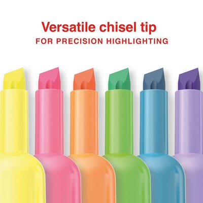 Staples Hype Tank Highlighter, Chisel Tip, Assorted, 36/Pack (ST62946)