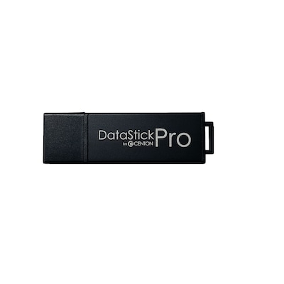 Centon DataStick 16GB USB 3.2 Type-C Flash Drive, Black (C1-U3.1I2-16G)
