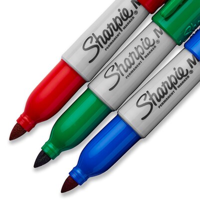 Sharpie Holiday Permanent Markers, Assorted Colors, 3/Pack (2221003)