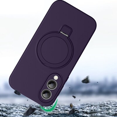 SaharaCase Venture Series MagSafe Phone Case for Samsung Galaxy S25 Edge, Shock Absorbing, Purple Orchid (CP00833)
