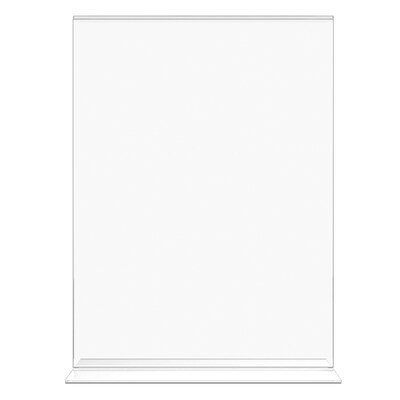 Staples® Sign Holder, 8.5" x 11", Clear Plastic, 12/Pack (28180)