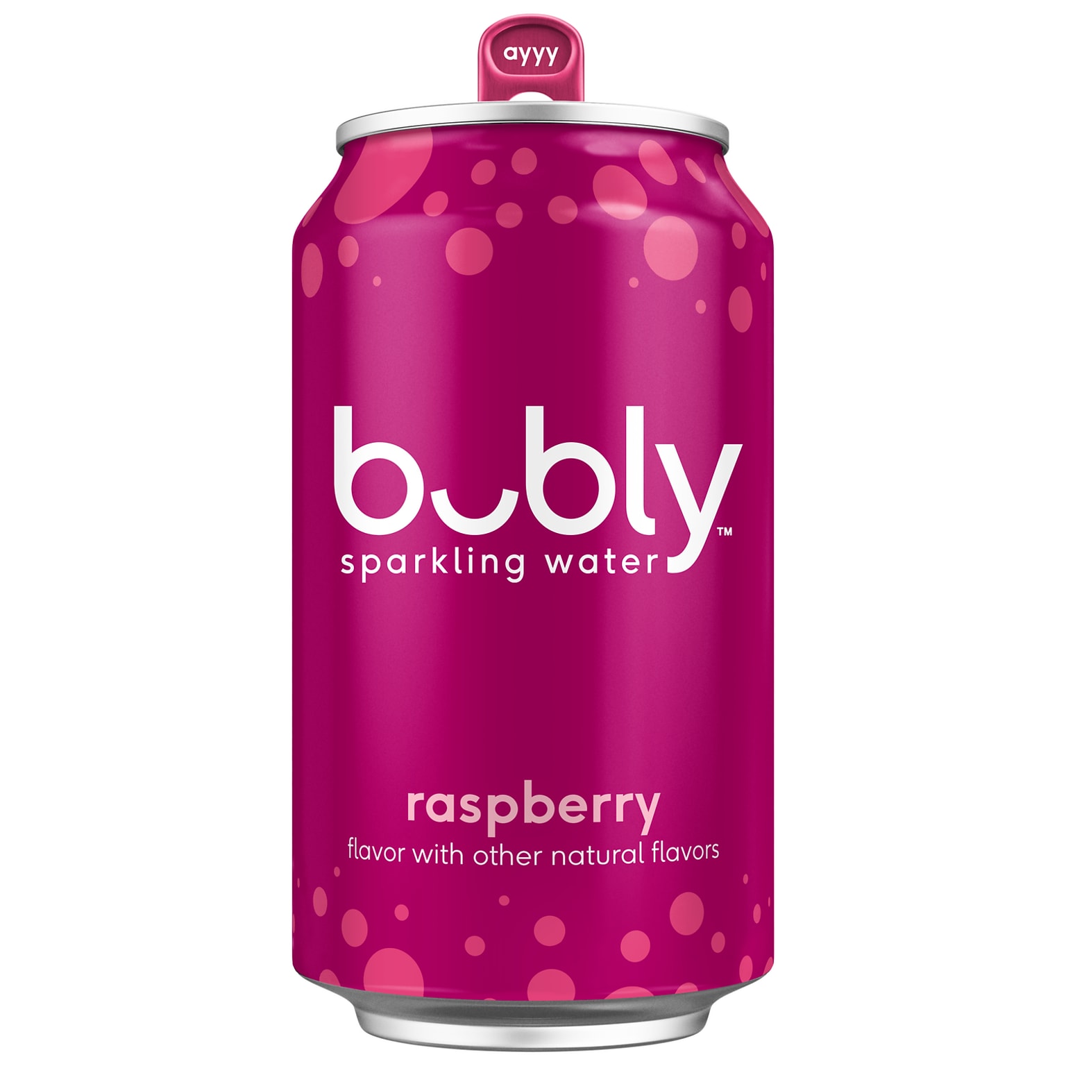 Bubly Raspberry Flavored Sparkling Seltzer Water, 12 oz., 8 Cans/Carton (18117)