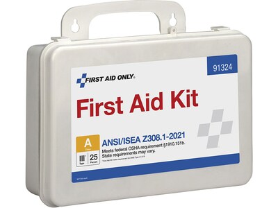 First Aid Only First Aid Kits, 94 Pieces, White (91324)