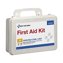 First Aid Only First Aid Kits, 94 Pieces, White (91324)