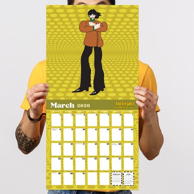 2026 TF Publishing Yellow Submarine 12" x 12" Monthly Wall Calendar (26-1113)