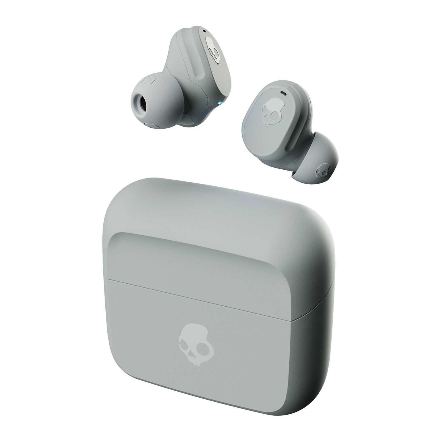 Skullcandy Mod True Wireless Earbuds with Microphone & Charging Case, Bluetooth, Light Gray (S2FYW-P751)