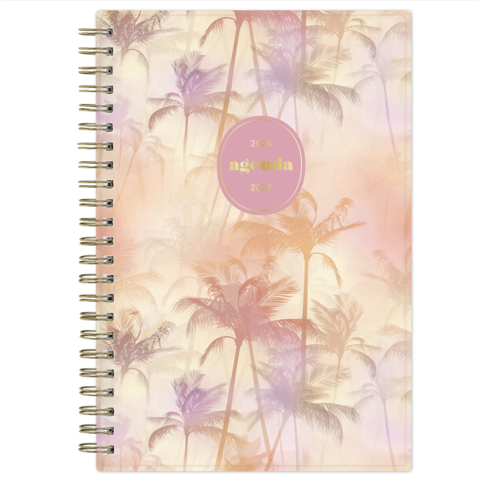 2026-2027 Blue Sky Sincerely Jules Kentia 5 x 8 Academic Year Weekly & Monthly Planner, Plastic Cover (161393)
