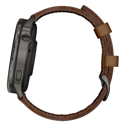 Garmin Venu 4 Fitness Smartwatch, GPS, 41mm, Leather Band (010-03014-03)