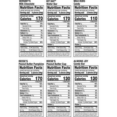 Hershey Assorted Flavored Candy Bulk Bag, 41.13 oz., 100 Pieces (HEC45884)