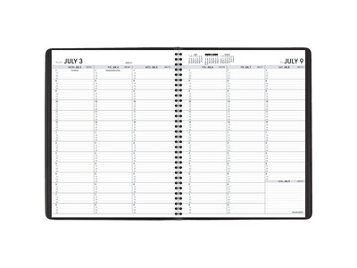 2023-2024 AT-A-GLANCE 8.25 x 11 Academic Weekly Appointment Book Planner, Black (70-957-05-24)
