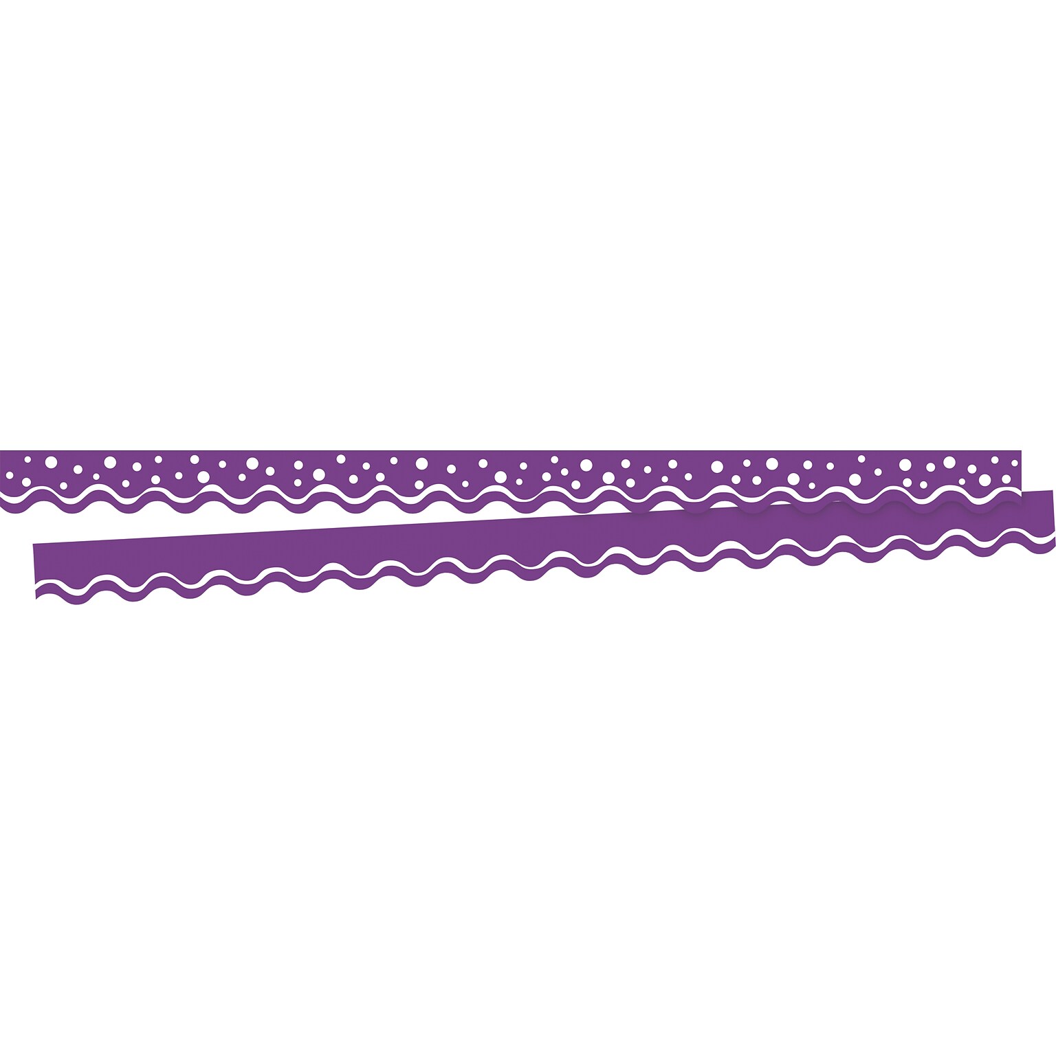 Barker Creek Happy Grape Double-Sided Scalloped Edge Border, 39 x 2.25, 13/Pack