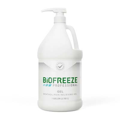 BIOFREEZE® Professional Pain-Relieving Gel Products, Gallon Bottle with Pump