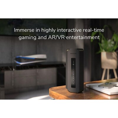 Netgear Nighthawk RS700S 802.11be 19000Mbps Tri-Band MU-MIMO WiFi 7 Gaming Router, Black (RS700S-100NAS)