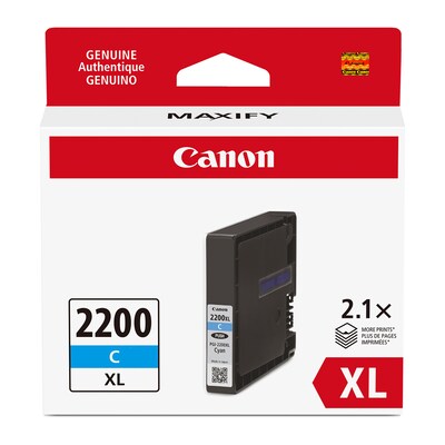 Canon PGI-2200 XL Cyan High Yield Ink Cartridge (9268B001)