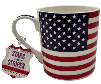 17 Ounce American Flag Mug
