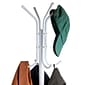 Mind Reader Alloy Collection Coat and Hat Rack with 8 Hooks, White, Metal (CRACK11-WHT)
