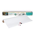 Mind Reader 9-to-5 Collection Adhesive Whiteboard Paper with 2 Dry Erase Markers, 24 in x 10 ft (DWB