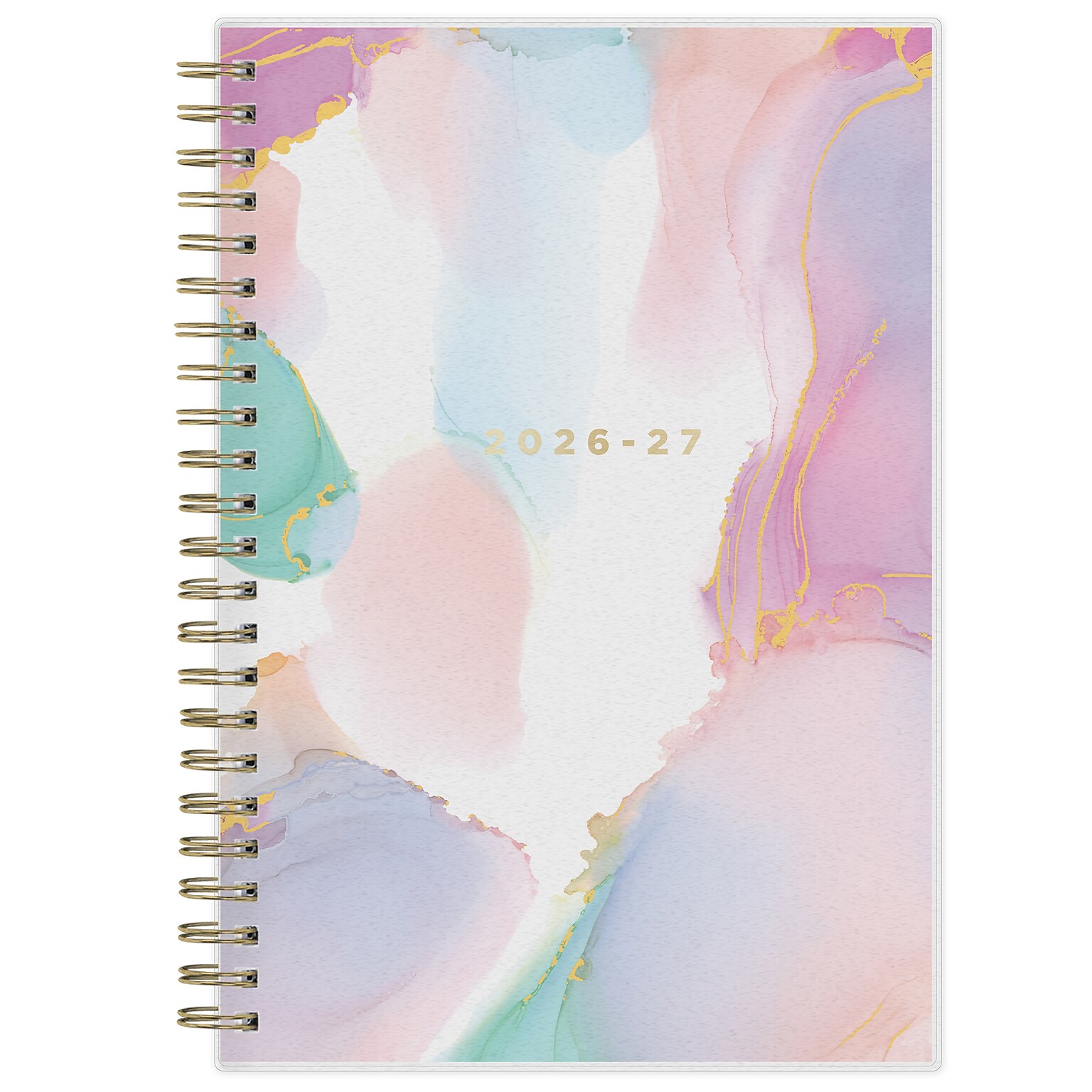 2026-2027 Blue Sky Smoke Frosted 5 x 8 Academic Weekly & Monthly Planner, Plastic Cover (133682-A27)