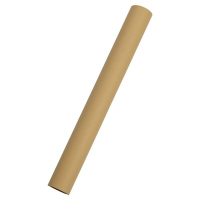 JAM Paper Short Mini Roll Wrapping Paper, 26.3 sq. ft., Natural Tan, 2/Pack(277013532263a)