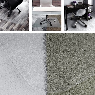 Floortex Cleartex Evolutionmat Carpet & Hard Floor Chair Mat, 36" x 48", Clear (NRCMFLPD0001)