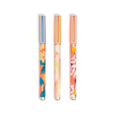 U Brands Catalina Pens Pen, Medium Point, 0.7mm, Black Ink, 3/Pack (7076U06-48)