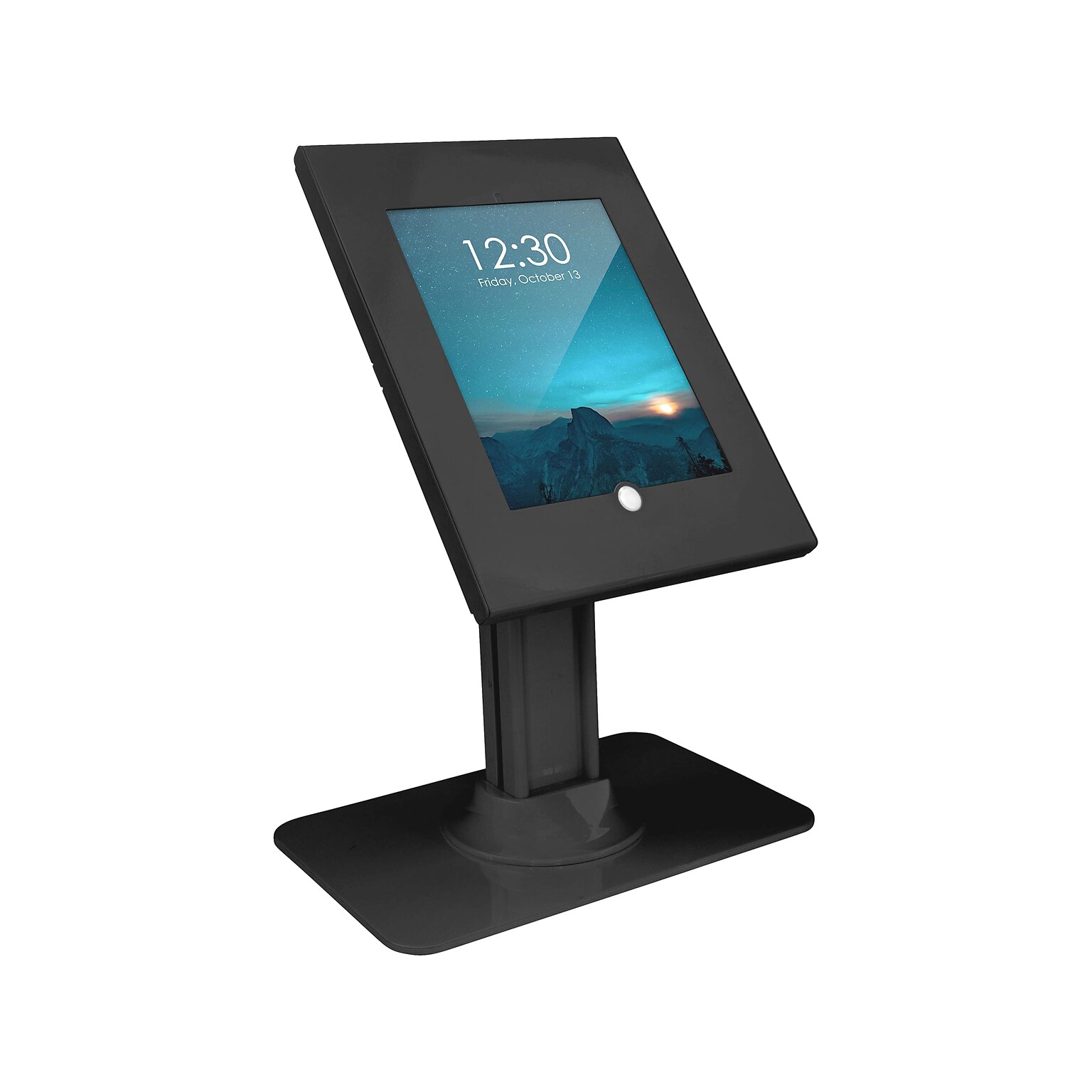 Mount-It! Adjustable Anti-Theft iPad Countertop Stand, Black (MI-3771B_G10)