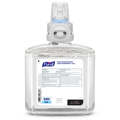 PURELL® Healthcare Advanced Foaming Hand Sanitizer Refill for ES8 Dispenser, 1200 mL, 2/CT (7756-02)