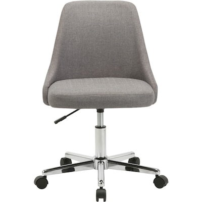 Lorell Resimercial Fabric Swivel Task Chair, Gray (LLR68571)
