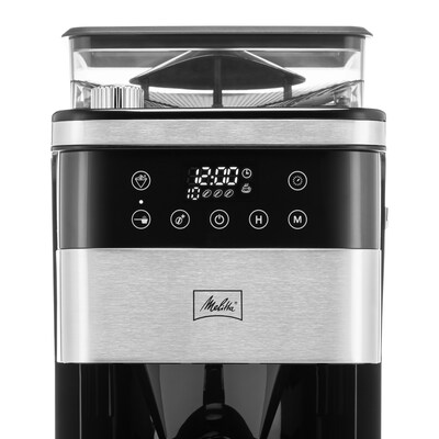 Melitta Aroma Fresh Plus 10-Cup Coffee Maker with Coffee Grinder (MGB003PULBK0)