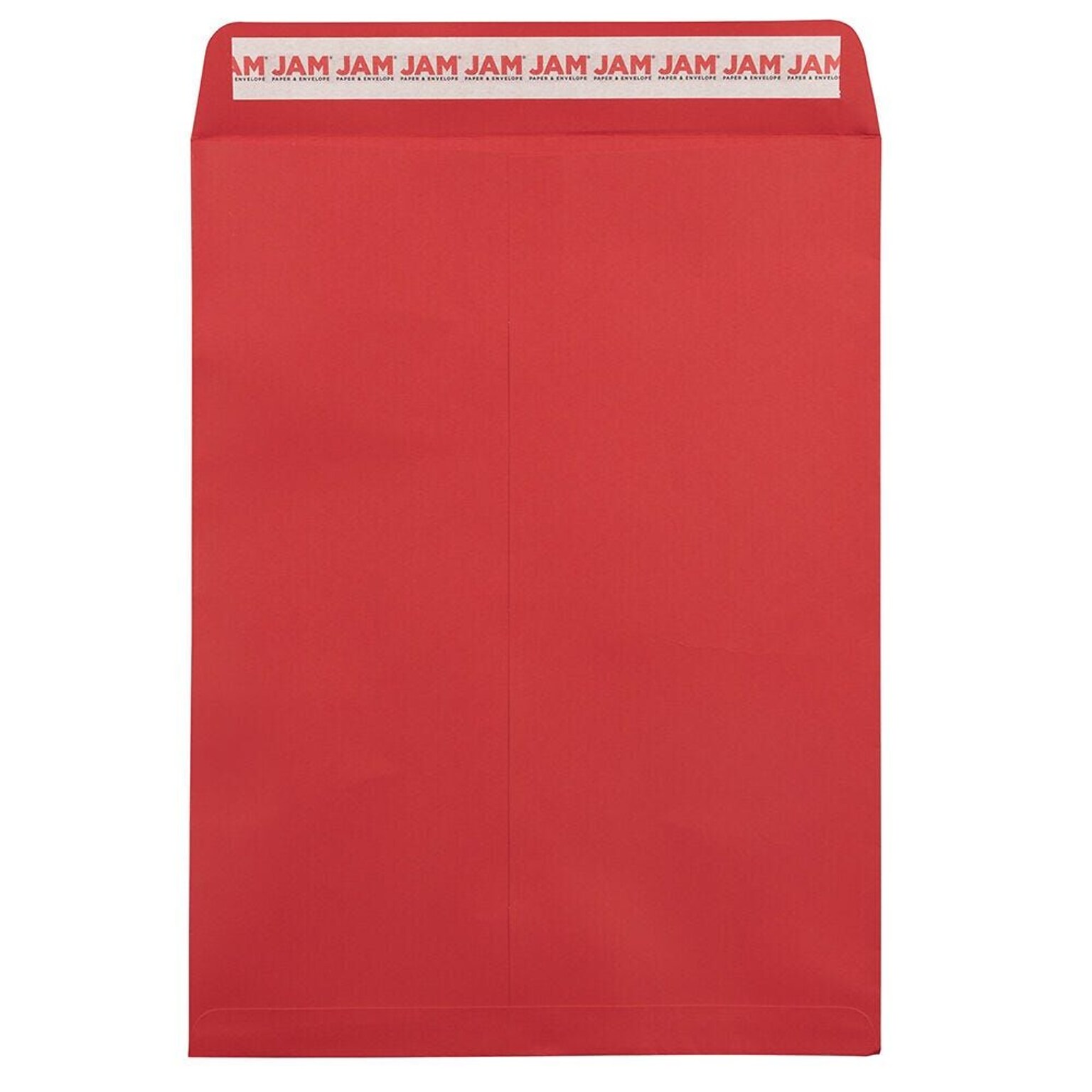 JAM Paper Self Seal Catalog Envelope, 9 x 12, Red, 50/Pack (188447598I)