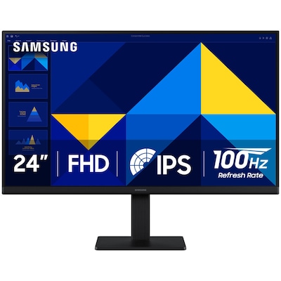 Samsung S3 24 Full HD IPS 100Hz AMD FreeSync Monitor, Black (LS24D300GANXZA)