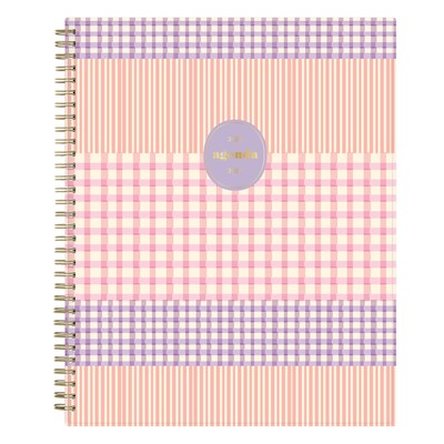 2026-2027 Blue Sky 8 x 11 Academic Year Weekly & Monthly Planner, Plastic Cover, Gingham (161388)