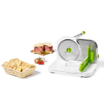 Starfrit Deli Slicer, White & Green (098603-002-NEW1)