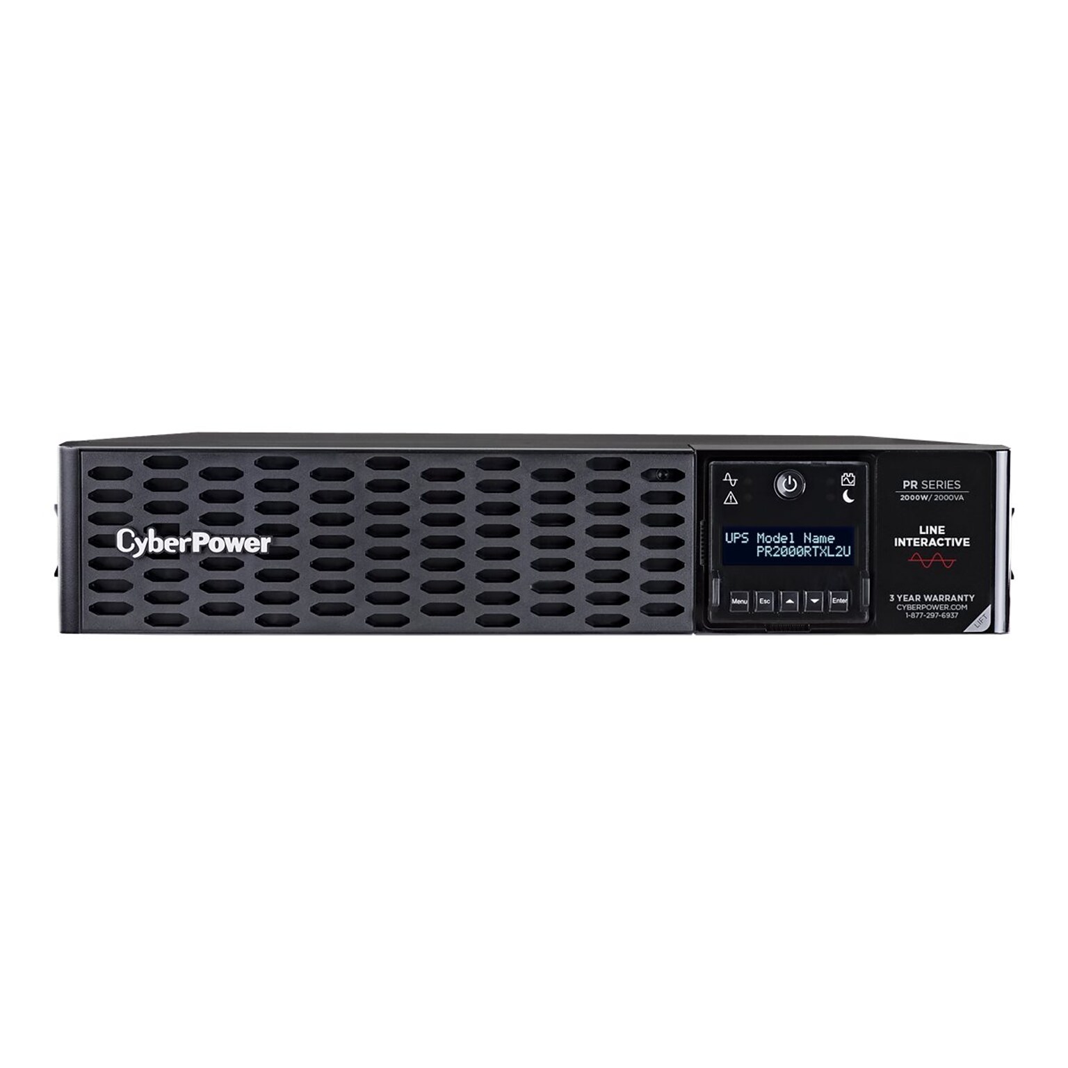 CyberPowerPC Smart App Sinewave 2000 VA Extended Battery Module, 8 Outlets, Black (PR2000RTXL2UN)