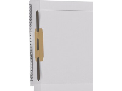 Medical Arts Press Reinforced Classification Folder, 1 3/8 Expansion, Letter Size, White, 50/Box (F1170-WHT-1)
