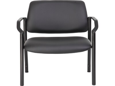 Boss Office Products Vinyl Guest Chair, Black (B9591AM-BK-500)