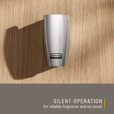 Rubbermaid Commercial CirculAir 90 Solid Air Freshener Dispenser, Chrome (1793548)