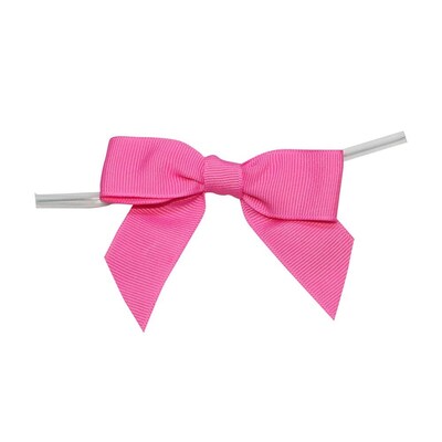 JAM Paper Grosgrain Bows, Hot Pink, 100/Pack (52640349280)