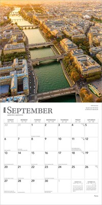 2026 BrownTrout Paris 12" x 12" Monthly Wall Calendar (9798330705085)
